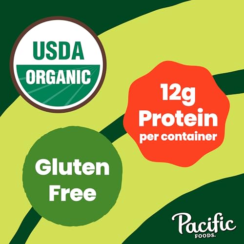 Image of Pacific Foods Organic Lightly Salted Chicken and Wild Rice Soup, 16.3 oz Can (Pack of 12)