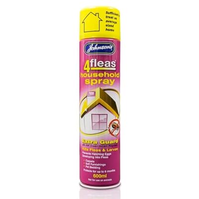 Leeway Woodwork Johnson's 4fleas Household Spray With Extra Guard - Flea & Insect Treatment (2 Cans)