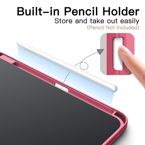 Image of JETech Multi-Angle Stand Case for iPad (A16) 11th /10th Gen, Pink