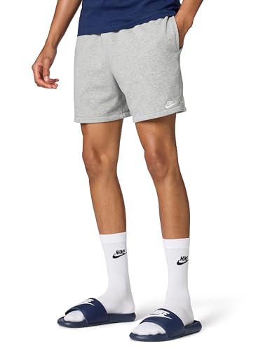 Nike Men's Club French Terry Flow Shorts, Dark Grey Heather/Light