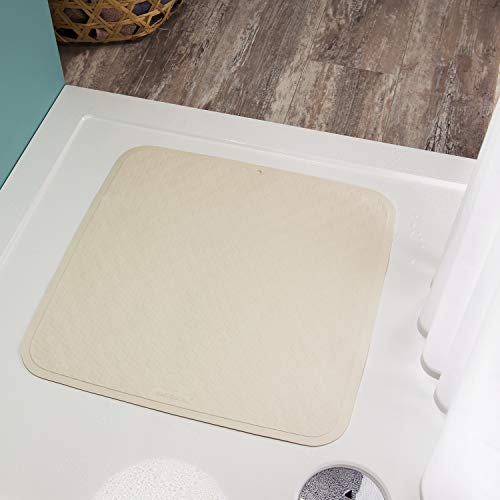 Sealskin Rubelle Ant-Slip Mat, Rubber, Beige, 52 x 0.4 x 52 cm