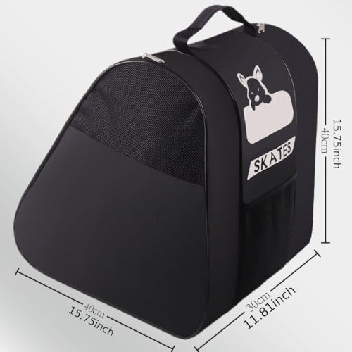 Bolsa para patines con 3 compartimentos y gran capacidad de almacenamiento 3