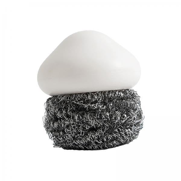 ATORSE 4Xdurable Dish Cleaning Ball Kitchen Cleaning Brush for Cleaning Bowl Dish Steel Wire White-image-22