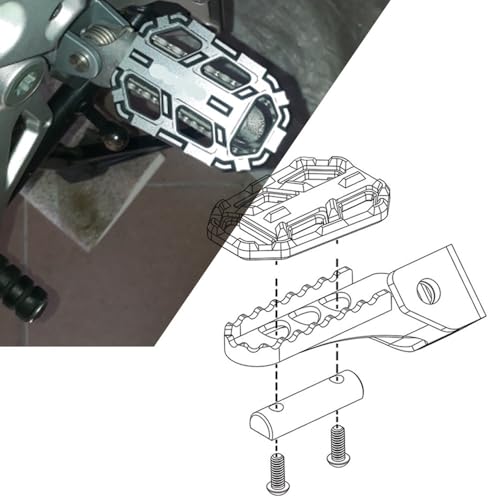 Marchepieds support moto et repose-pieds de moto pour F750GS 2018 2019