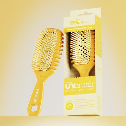 Image of FHI Heat UNbrush Curl Collection for Pain-Free Brushing & Curl Enhancing Styling for Curly Hair Types - Use on Wet Hair Only