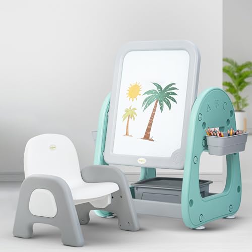Image of BAYBEE Kids Study Table (Green)