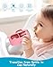 Sippy Cup Conversion Kit with Silicone Sleeves for Avent Natural Glass Baby Bottle 8oz, Toddler Sippy Cups Transition Kit with Handle &Straw Nipple & Weighted Straw， 3-Pack，6m+