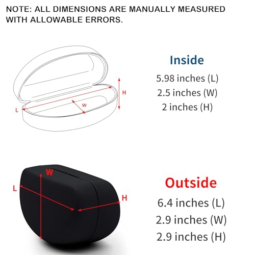 Image of Leather Extra Large Case for Most Sunglasses and Eyeglasses