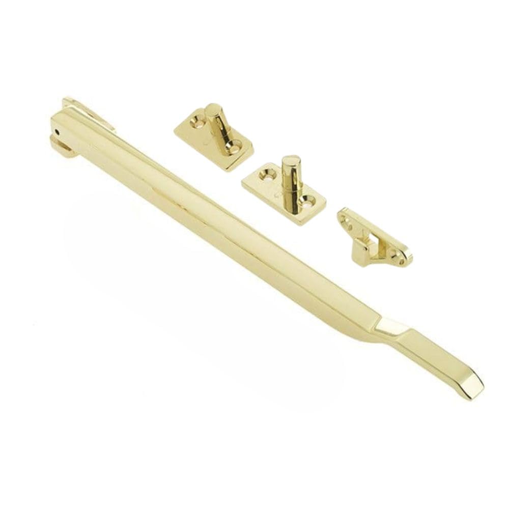 Polished Brass Non-Locking Window Casement Stay