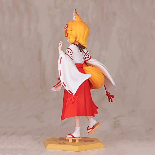 Jjrppff Senko Figure, 7.7 Inches The Good Wife Miss Fairy Fox Character Model, Standing Posture, Desktop Lifelike Static Dolls, Pvc Material Anime Girl Figures (For Gift Collection) #TOP2
