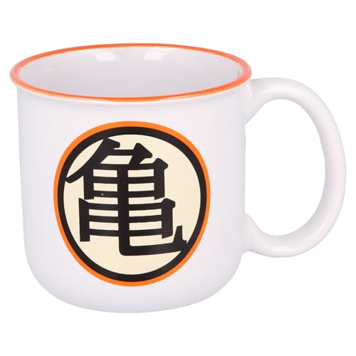 Stor 8412497004072 Tasse en céramique pour petit-déjeuner, 400 ml, avec boîte cadeau Dragon Ball Young Adult, Bleu, Blanc