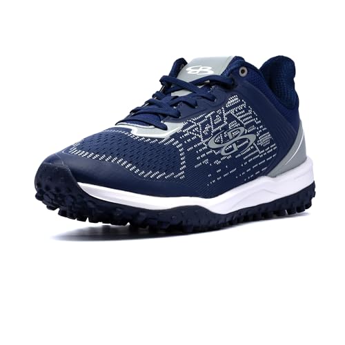 Boombah Viper Pureknit Men's Turf - Status - Navy/Gray - Size 8