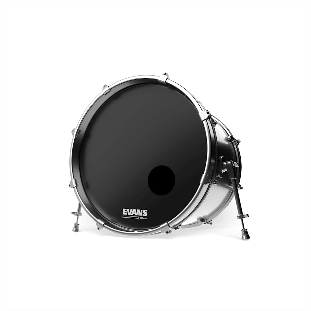 Evans BD26RB Pelle Risonante EQ3 per Grancassa, 26", Nero
