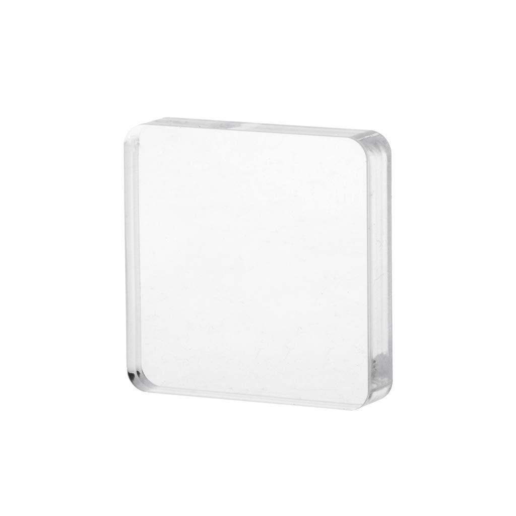ZWWAAZHF Transparent Seal Stamp Block Acrylic Handle Blocks for Scrapbooking Clea Clear Stamps