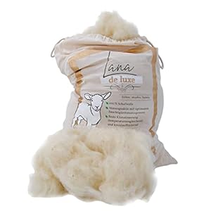 POWER FÜLL Lana de Luxe Schafwolle Füllwatte