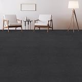 MonsterShop 20 Stück Teppichfliesen Bodenfliesen Teppich50 x 50 cmfür 5 m² in Schwarz-Grau