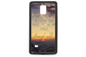 Christian Bible Verse Phone Case for Samsung Note 4, I am Beautiful...