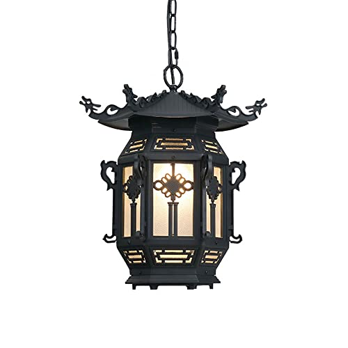 Pendentif imperméable extérieur LED plafonnier en métal anticorrosion