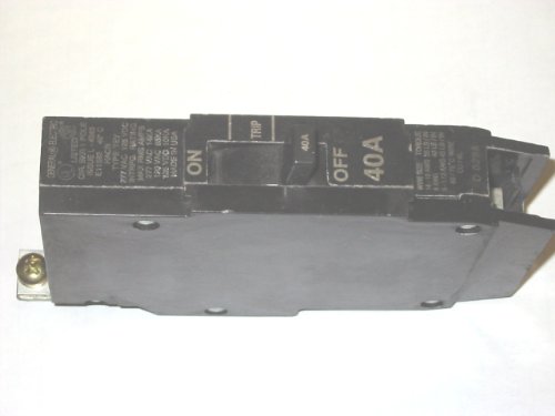General Electric GETEY140 GE TEY140 1P-277V-40A CB, Black