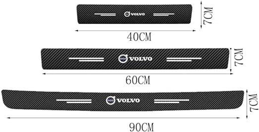 Auto Instaplijsten Protector,Voor Volvo V40 V50 V60 V70 V90 Cross Country Rdesign Koolstofvezel Antislip Scuff Schopplaten Drempel Beschermende Stickers Accessoires Auto Instaplijsten Protector,Voor Volvo V40 V50 V60 V70 V90 Cross Country Rdesign Koolstofvezel Antislip Scuff Schopplaten Drempel Beschermende Stickers Accessoires