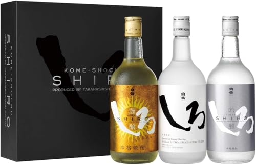 本格 米焼酎 「金・銀・しろ」 25度 720ml×3本 セット / 酒 日本酒 蒸留酒 球磨焼酎