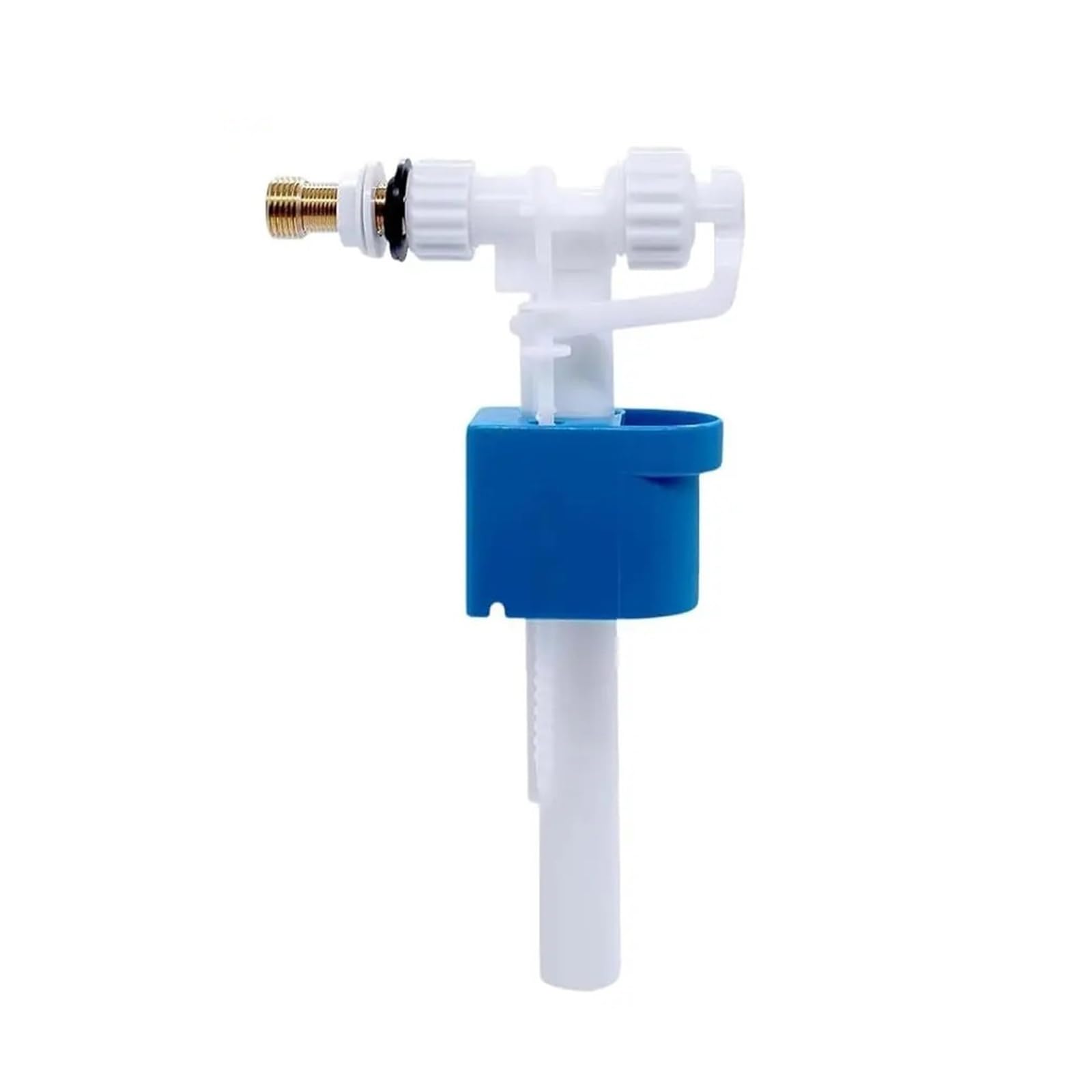 Fluxómetro manual para inodoro Válvula De Llenado Universal For Tanque Inodoro, G3/8" Y G1/2", Conector Ajustable Latón, Repuestos Cisternas