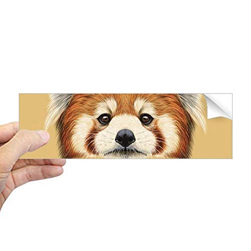 Autocollant panda rouge pour éviter les rayures de notebook - 2