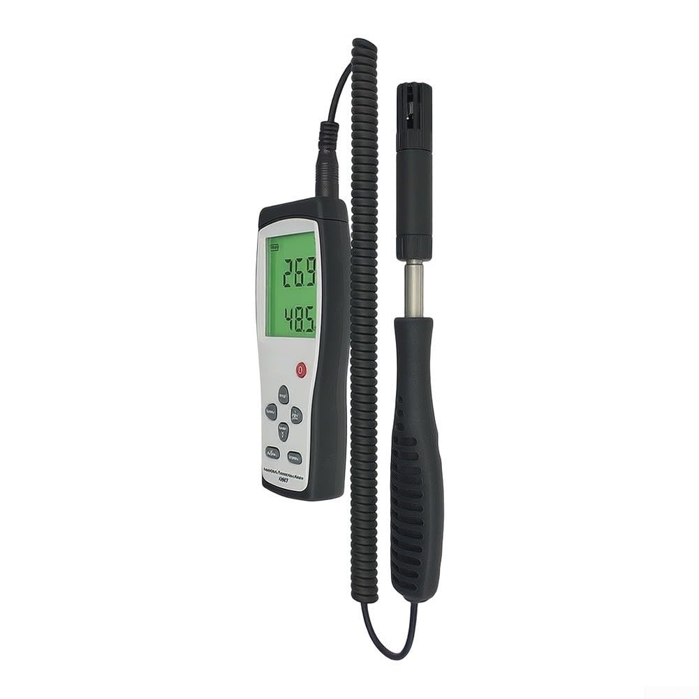 Medidor de temperatura de humedad AS847 pantalla grande