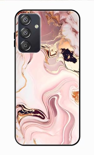 Image of Metal TPU Printed Back Cover for Samsung Galaxy M15 5G (Marble Design -J1) 360 Degree Protection | Camera Protection -25092024(AR)