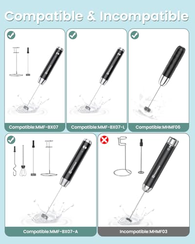 Maestri House Rechargeable Milk Frother Holder and Whisk Rod - Image 6