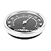 Mini 58 mm termometr samochodowy, mechaniczny analogowy wskaźnik temperatury z naklejką pasty