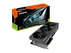 GIGABYTE GeForce RTX 4080 EAGLE OC 16GB Graphics Card - 16GB DDR6X, 192bit, PCI-E 4.0, Core 2520Mhz, RGB, DP 1.4, HDMI 2.1a, NVIDIA DLSS 3, GV-N4080EAGLE OC-16GD