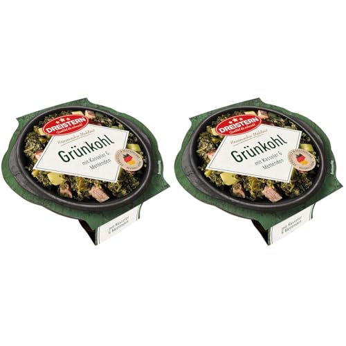 Dreistern Grünkohl mit Kassler und Mettenden, 400 g (Packung mit 2)