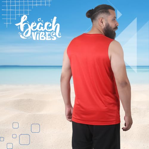 Image of Sleeveless T Shirts for Men - Gym Vest, Sando Tank Top Wear, Workout Baniyan, Stringers Inner Shirt, Bodybuilding Tshirts, Sports Tshirt Vests, Stylish Tanks Tops