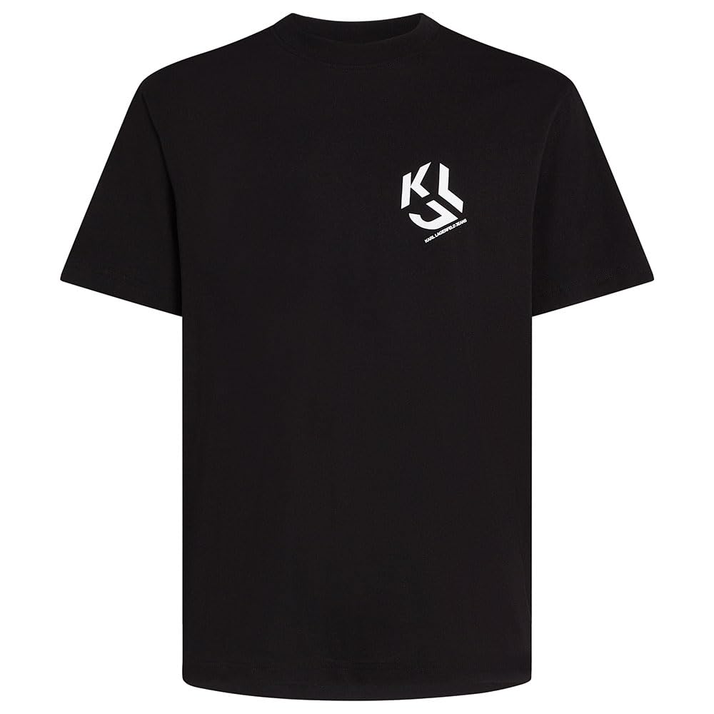 Karl Lagerfeld Jeans, Herren, Normales Kurzarm-T-Shirt Mit Monogramm-Logo, Normale Passform