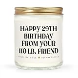 BaubleDazz Funny Best Friend Birthday Gifts for Women- Handmade Lavender Soy Wax Candle- Happy 30th, 40th, 50th, 60th,70th Birthday Gifts for Women, Friend, Her, Bestie (7oz)