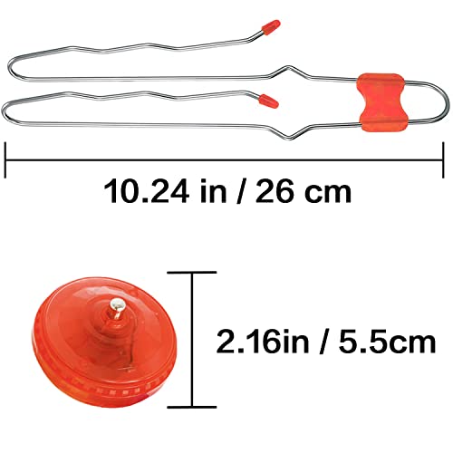 Jishi 3-Pack Retro Magic Rail Twirlers Kids Classic Vintage Toys, Light Up Magnetic Gyro Wheel Fidget Toys, Old Fashioned Trick Yoyo Gravity Stunt Toys Cool Fun Unique Gifts For 3+ Year Old Boys Girls #TOP1