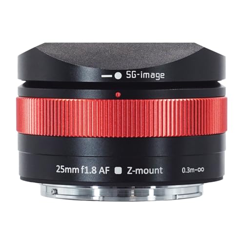 SG-image AF 25mm F1.8 APS-C Z�}�E���g �j�R��Z�݊� �P�œ_ ����a �p���P�[�L�����Y ���b�h (2�N�ۏؕt) (�������K�i)