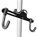 Relaxdays 10017182 - Portabicicletas telescópica para 2 bicicletas, ajustable, plateado, 160-340 cm