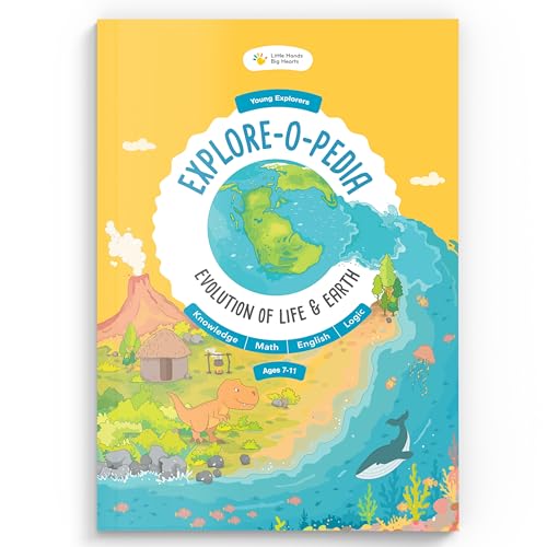 Image of Little Hands Big Hearts Explore-O-Pedia Book 1 | Evolution of Life & Earth | Children Encyclopedia | Fun Activity Book | Encyclopedia for Children | Children's Educational Books | Age 7 - 11 Years
