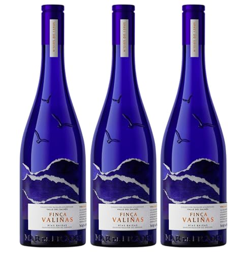 Mar de Frades Albarino Finca Valinas Weisswein trocken Spanien inkl. FeinWert E-Book (3 x 0.75 l)