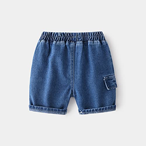 Toddler Baby Boys Denim Shorts Summer Casual Cargo Shorts2