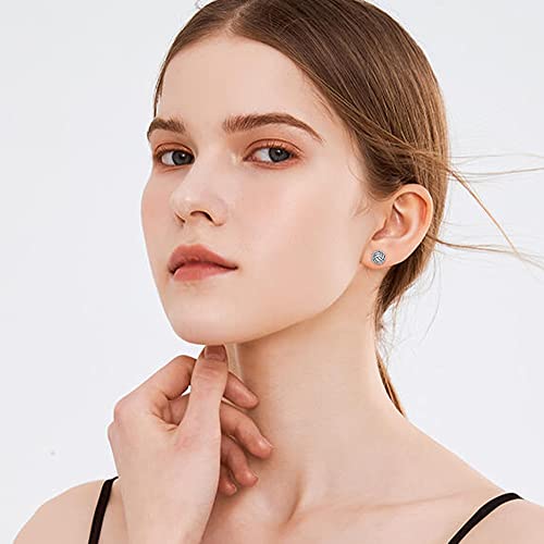 Yafeini Volleyball Earrings 925 Sterling Silver Volleyball Studs Earrings Sports Jewelry Gifts For Women Girl #TOP4