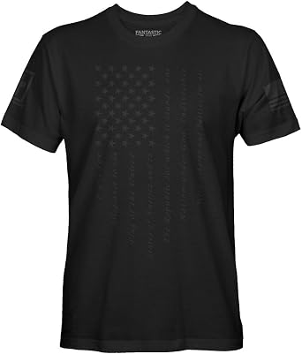 Fantastic Tees The Pledge of Allegiance USA Mens Patriotic T-Shirt