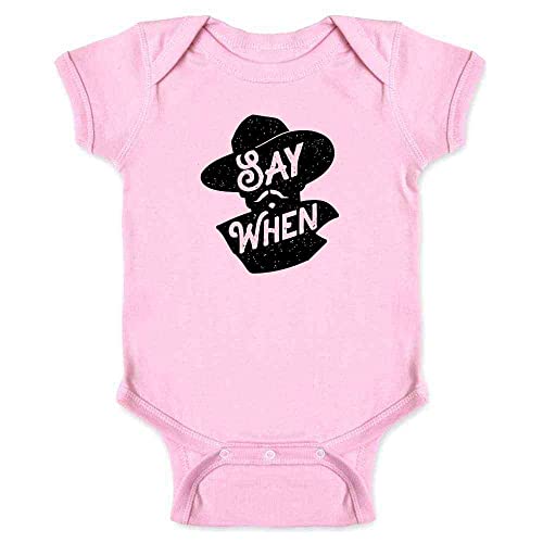 Say When Infant Bodysuit Doc Holliday Unisex Baby Girl Boy Clothes Outfits Pink 6M