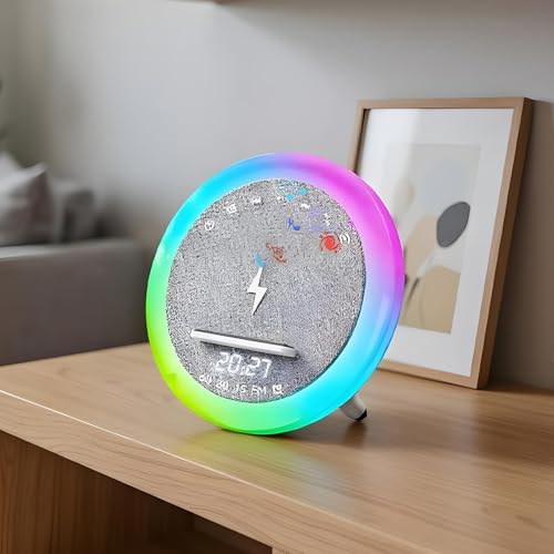 Haut-parleur sans fil avec support téléphone et charge rapide - 3