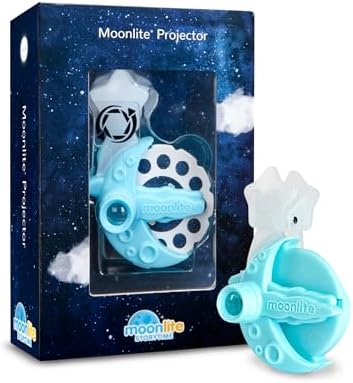 Moonlite Storytime Projector, Magical Bedtime Kids Book Projector for Immersive Reading Experience, Smartphone Compatible Storybook Projector, Interactive Learning Fun for Kids
