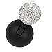 o-ne Touch Start Lever, Diamond-Studded Push Start Button Joystick, Car Button Rocker Ball, Cue-Style Starter Cover Decoration, Car Interior Decor