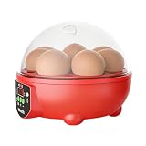 Incubateur pour Œufs de – high-performance Poule Mire 6 Volailles, Fenêtre Transparente Régulation, Automatique Température Humidité Ferme Poulets | Multipurpose Outdoor Indoor Utility
