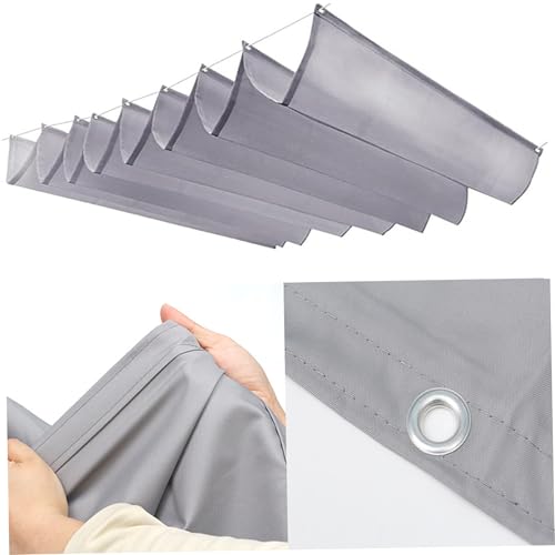 Voile imperméable rétractable pare-soleil en polyester Oxford - 8